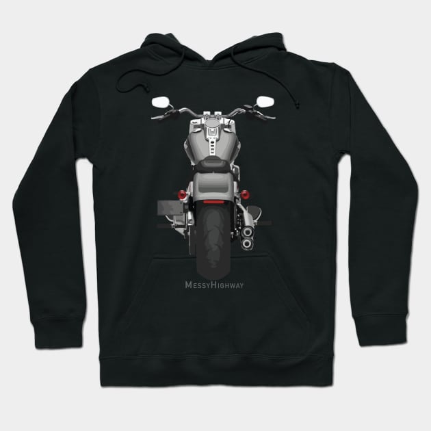 Harley Fat Boy 114 20 silver/black, b Hoodie by MessyHighway